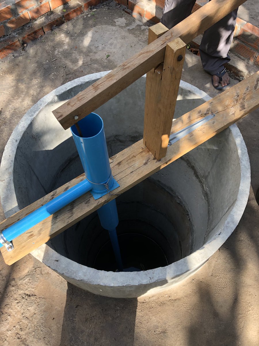 expedrory's tweet photo. Good to see happy smiling faces working hard on finishing off one of the 20+ wells we have put in across Beng Pae community @campsintaus @CampsInt #Cambodia https://t.co/IYpHEiJCnK