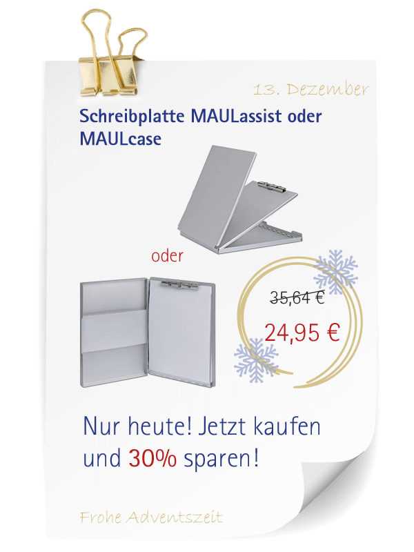 MAULgmbh's tweet photo. Klappe zu, alles safe. Diese #Schreibplatten halten alles Wichtige zusammen. #adventskalender #MAUL #13dezember
https://t.co/a1XGV6hYqB https://t.co/v2wWxmklmq