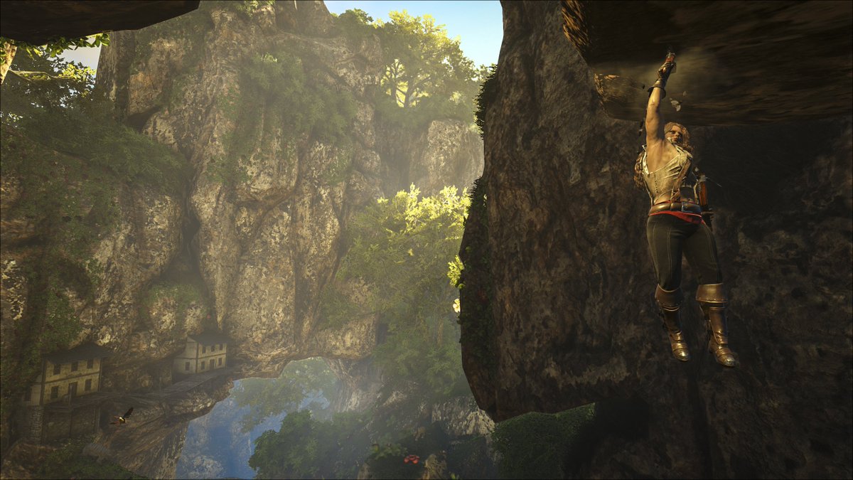 sailtheatlas's tweet image. Captain's Log 01: Launch delayed by six days and a new screenshot!

steamcommunity.com/games/834910/a…

Deep within an uncharted jungle, a lone adventurer hang-climbs across a vast chasm on her way to lost treasure, while a wild bear and exotic bird roam far below.

#playATLAS