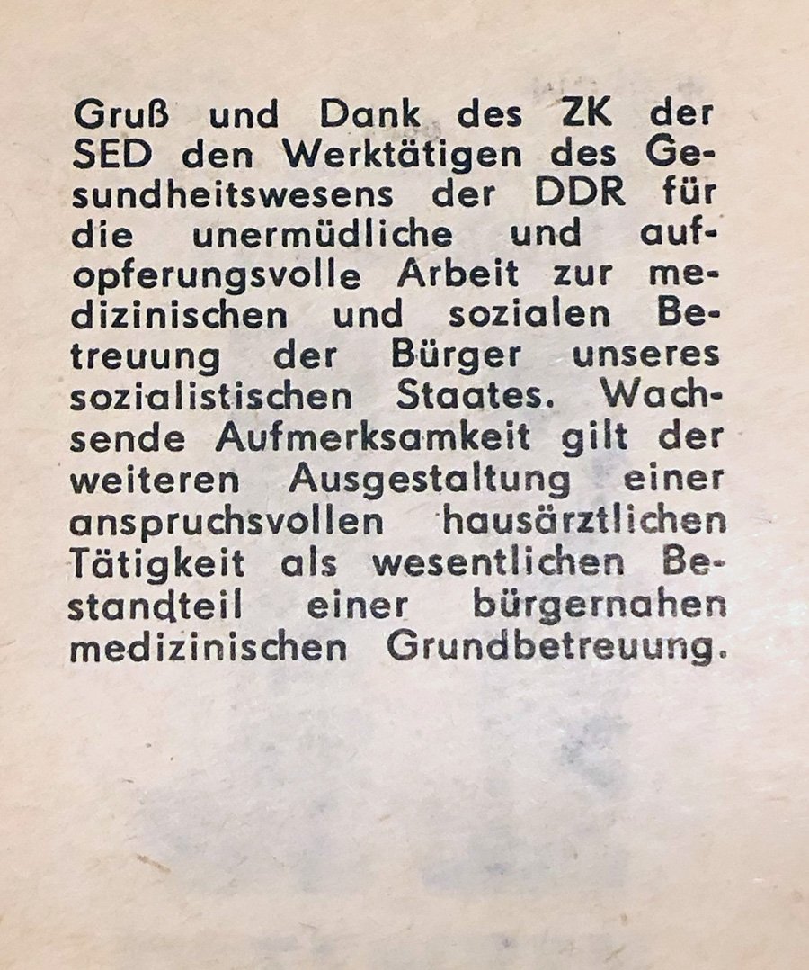 ddr_1990's tweet image. 11. Dezember 1990, Tag des Gesundheitswesens #ddr1990