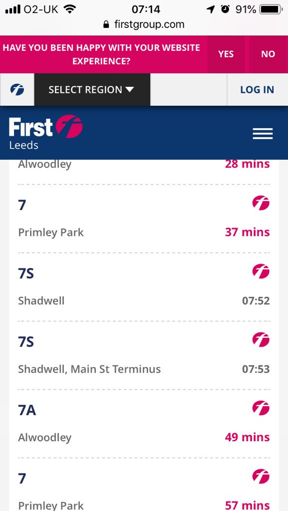 madilou2's tweet photo. @FirstWestYorks does this mean my bus isn’t turning up AGAIN!!! https://t.co/z7HbGufjwi