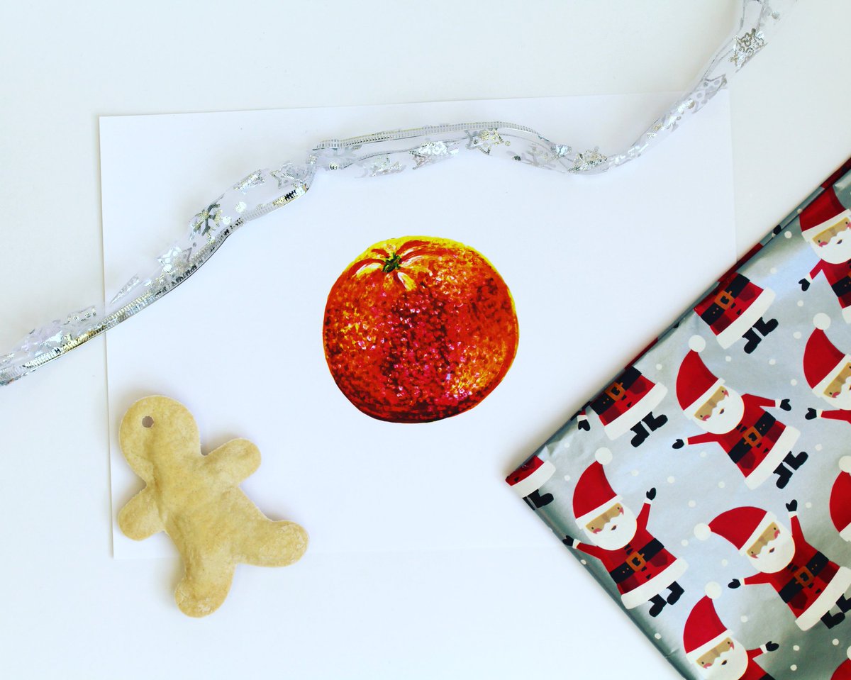 YorathDesigns's tweet photo. A Christmas orange. #orange #orangefruit #fruity #fruitart #orangensaft #laranja #OrangeTheWorld #kitchendecor #kitchenwallart #smallbizuk #earlybiz #smallbusinessuk #handmadehour #craftbuzz #craftflash #britishartist #acrylicpainting #onlinecraft #onlineartist #paintingtherapy https://t.co/2KYryHQHrg