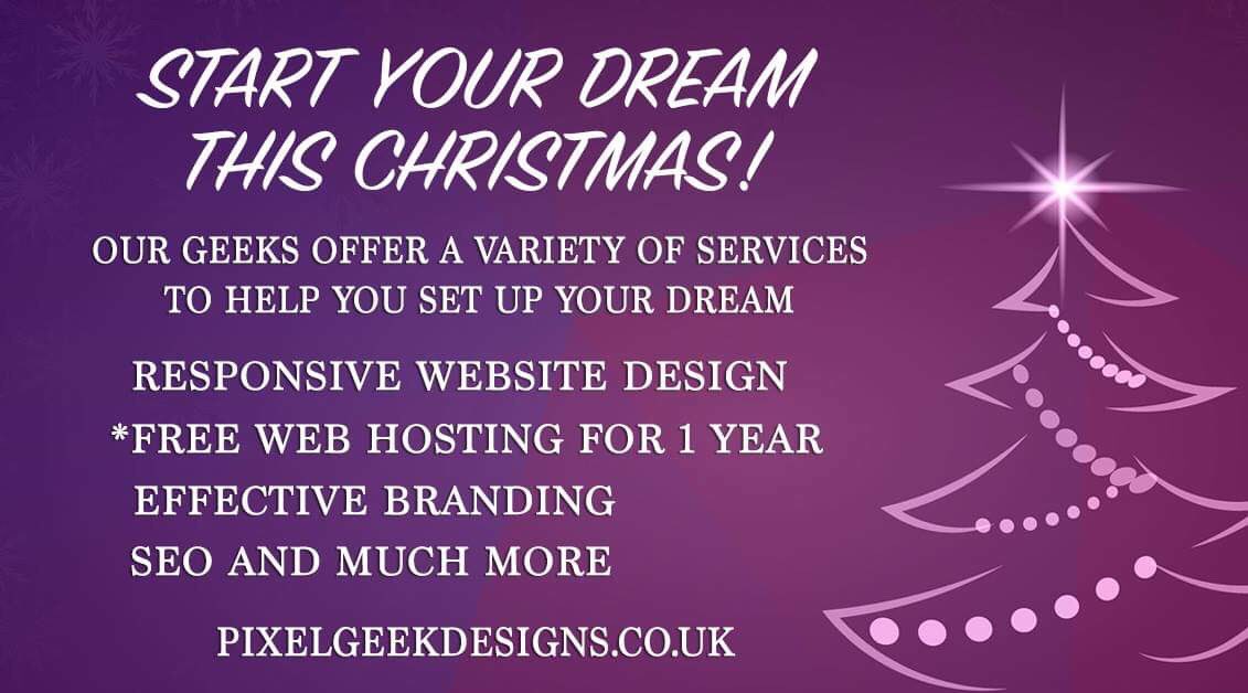 Stop dreaming and start doing! This season we can help you start your business with effective branding and marketing services, find out more at pixelgeekdesigns.co.uk!
#TuesdayThoughts #Christmas #StartUp #Designer