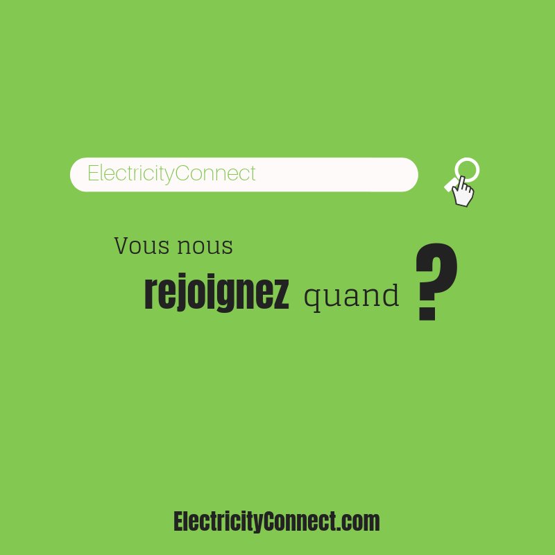 Et si vous rejoigniez la #communauté d'<a href="/Electricity_co/">Electricity Connect</a> ❓ RDV sur electricityconnect.com❗️