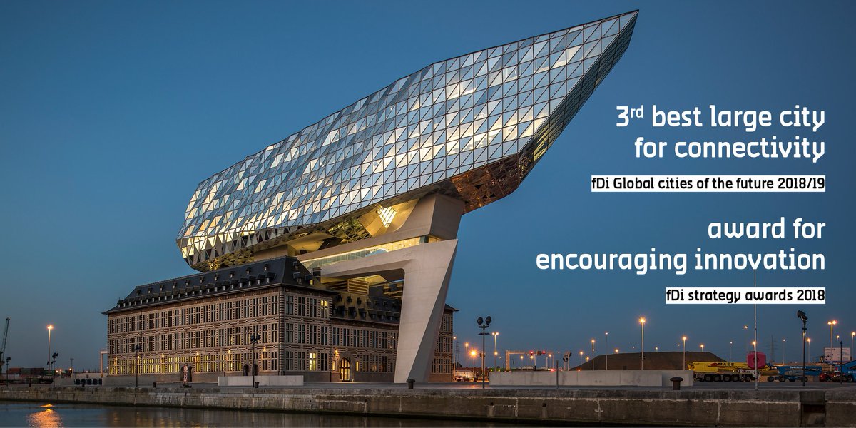 De <a href="/FinancialTimes/">Financial Times</a> plaatst Antwerpen in de prestigieuze ‘Global Cities of the Future 2018/19’-ranking: bit.ly/Financial_Time…. <a href="/fDiMagazine/">Food and Drink International</a> #globalcities #innovativecities #digitalinnovation