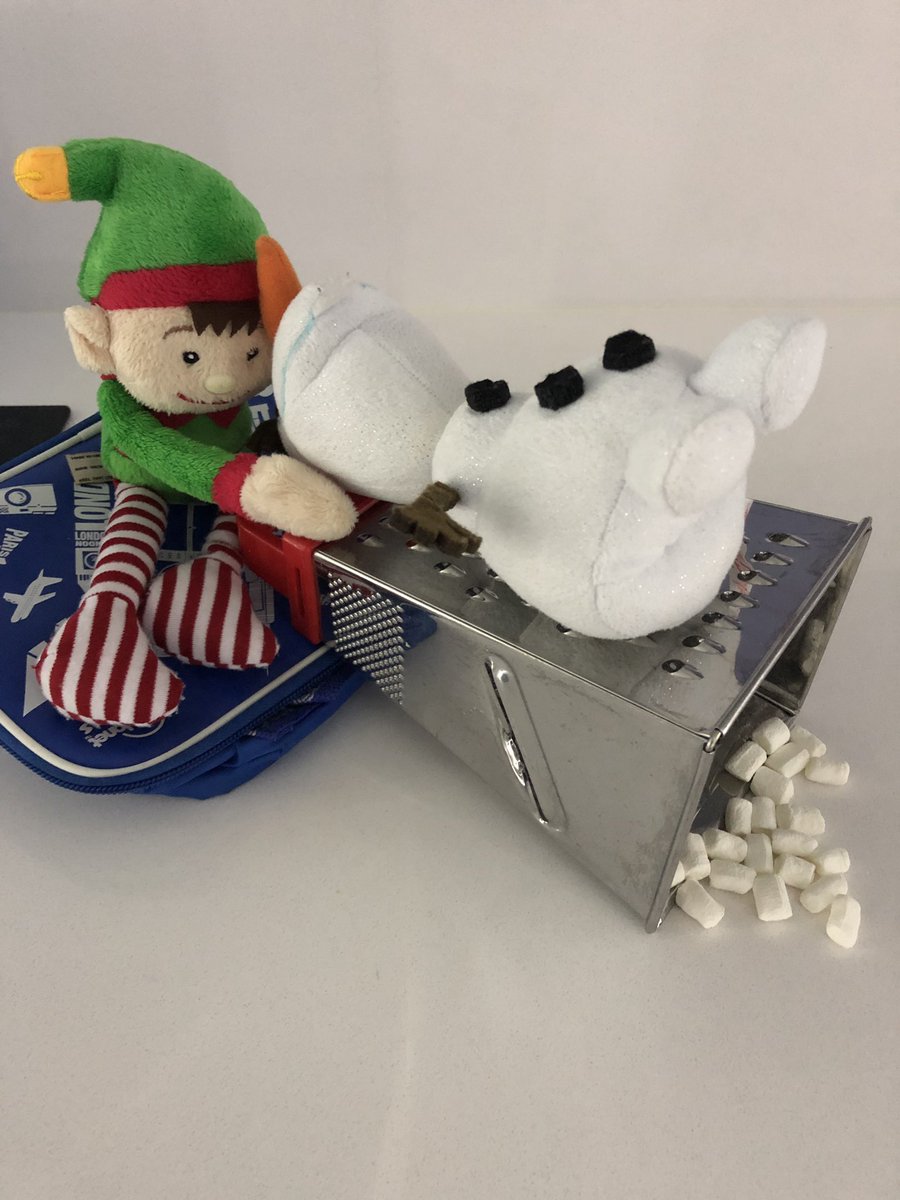Oh no! Shelf-Elf has been really naughty.... poor Olaf!