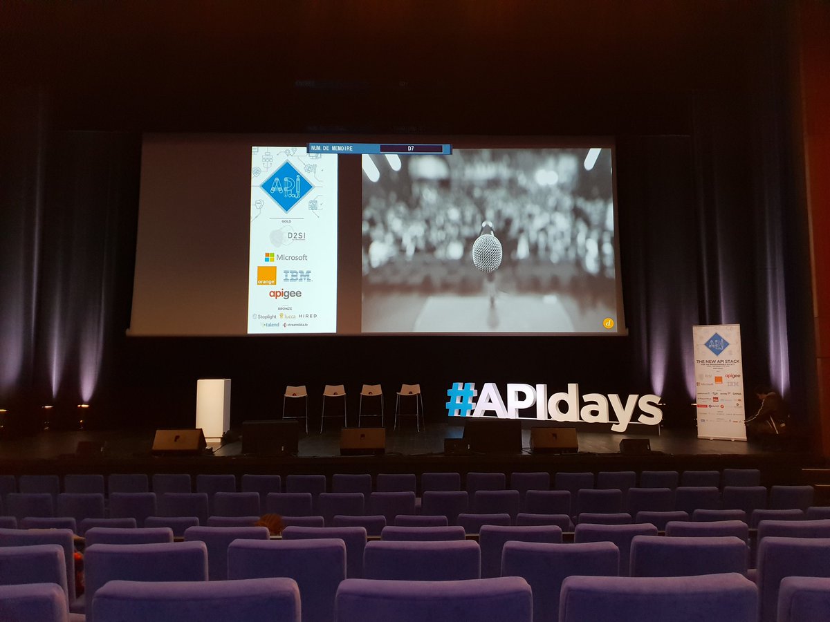 DJPokis's tweet photo. New day. New conference! Developer, unite in #paris #apidaysparis https://t.co/ArNDBtpIeR