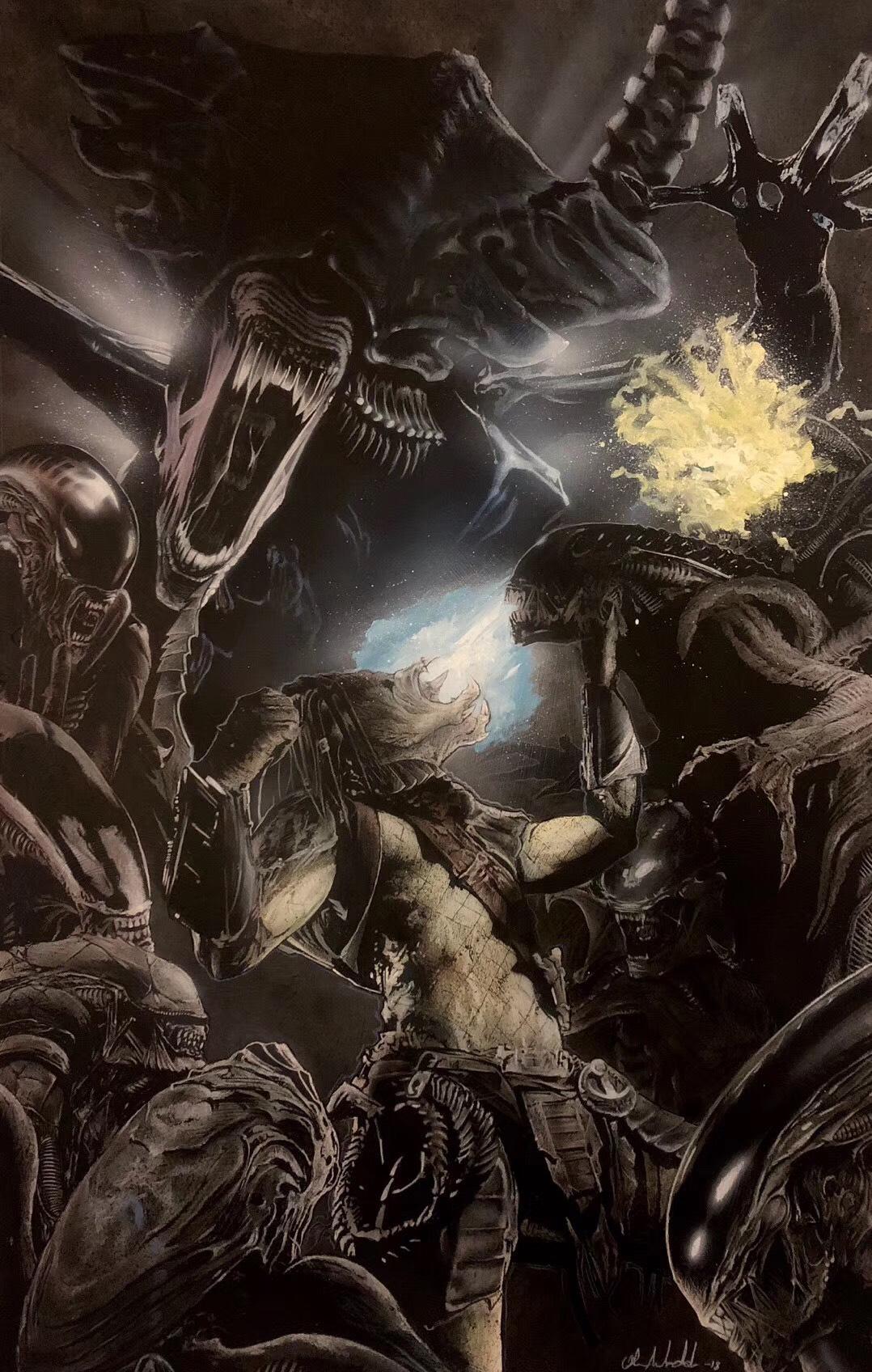 Alien vs. Predator Galaxy on X: This awesome piece of Alien