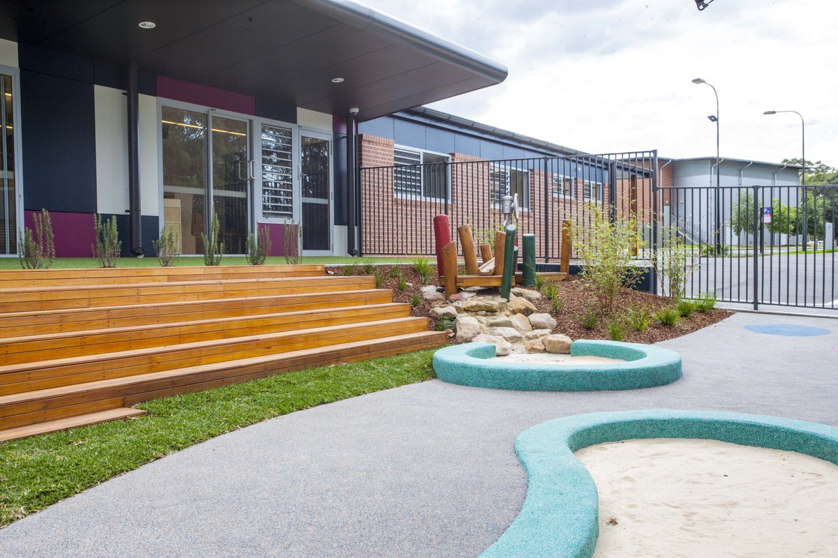 JDHArchitects's tweet photo. Encouraging learning through play! 
External playspace at Western Sydney University, Parramatta campus ELC. 
#learningspace #schoolarchitecture #archilovers #education
#schooldesign #JDHeD #reggio https://t.co/8G1qYyGq8T