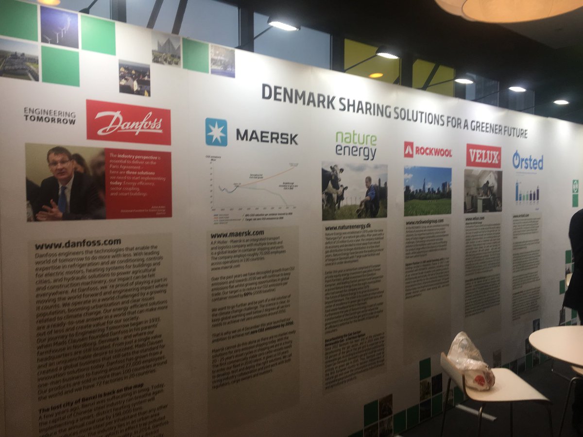 #dkbiz ⁦@DanskIndustri⁩ #dkgreen er stærkt repræsenteret på #COP24 ⁦@stateofgreendk⁩ i Katowice med ⁦@VELUX⁩ ⁦@Orsted⁩ ⁦@rockwooldk⁩ ⁦@Danfoss⁩ ⁦@Maersk⁩ ⁦@NGFNatureEnergy⁩