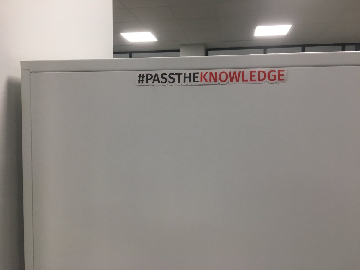 I may not be at #ukoug_tech18 anymore but it still lives on!

#PASSTHEKNOWLEDGE