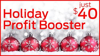 We want your staff to make BIG holiday sales, register for our Valentine Boot Camp in January today and we'll send our Holiday Profit Booster for FREE (a $40 value, filled with fun and easy Christmas sales tips). Click here to start: floralstrategies.com/webinars.html