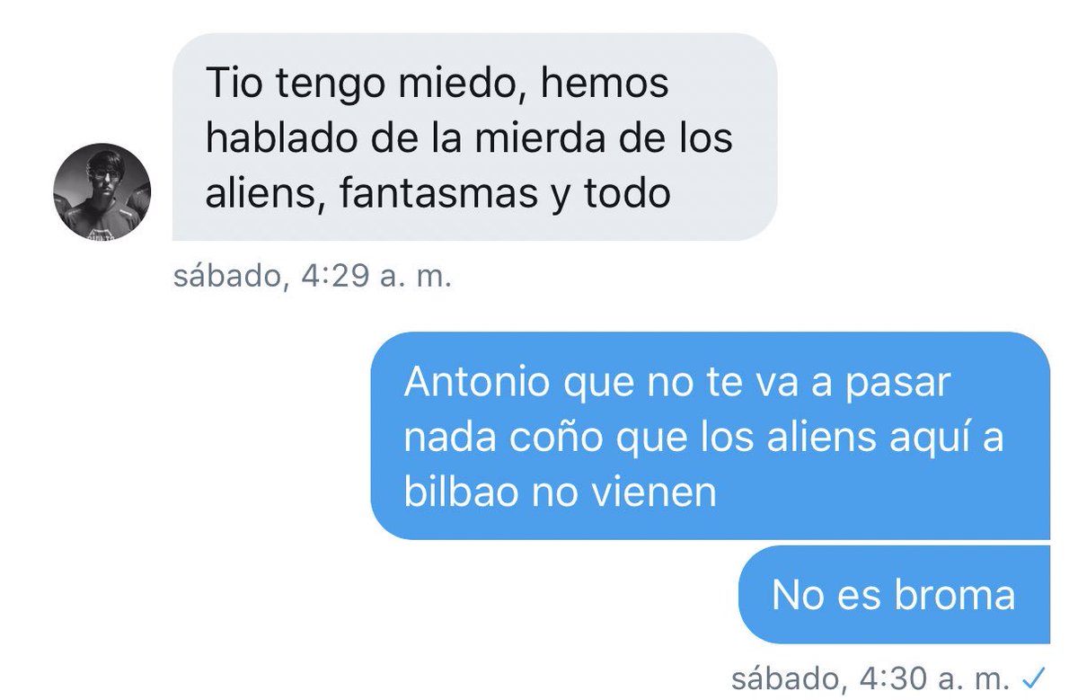 IbaiLlanos's tweet photo. Merecéis saber la historia donde Antonio acaba durmiendo con Knekro porque le dan miedo los aliens. 

Me parto los cojones con las cosas que han pasado este finde. https://t.co/31V8XEmiTp