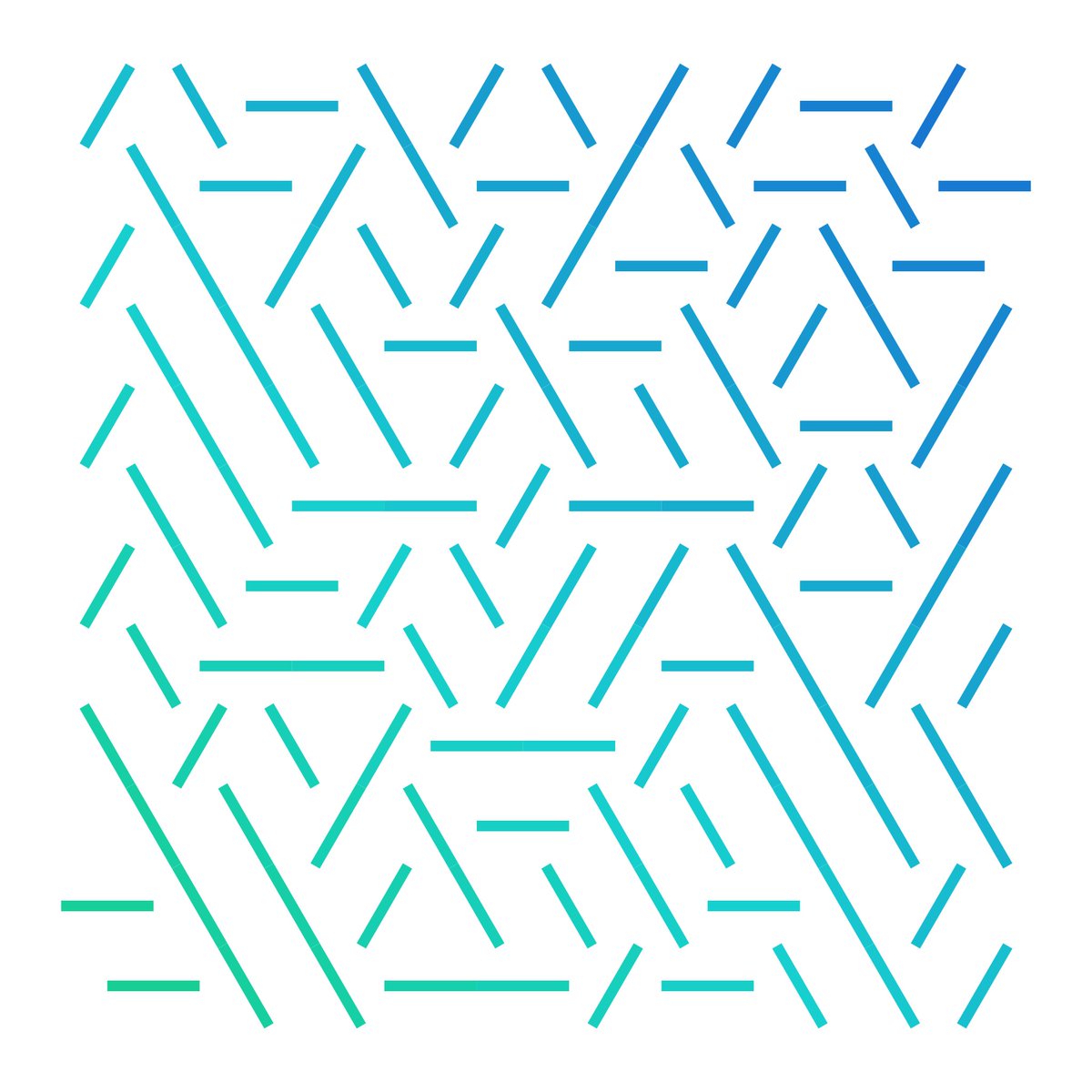 ProcGeometry's tweet image. 10 Print, but with hexes #creativecoding #generativeart