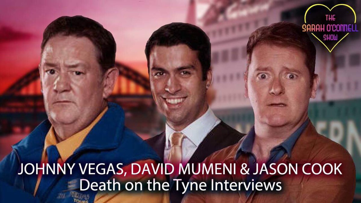 Sarah OConnell (@SarahO_Connell) on Twitter photo 2018-12-11 14:21:46 Watch my hilarious interviews with Johnny Vegas, David Mumeni & Jason Cook, stars of #DeathOnTheTyne! Subscribe and ENJOY: youtu.be/jRts7vhVZhY Watch my hilarious interviews with Johnny Vegas, David Mumeni & Jason Cook, stars of #DeathOnTheTyne! Subscribe and ENJOY: youtu.be/jRts7vhVZhY