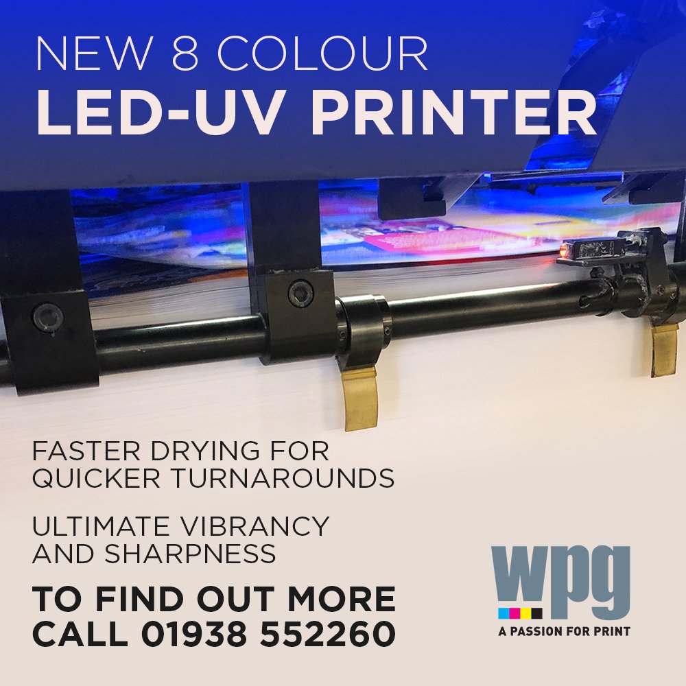 Why not try our new innovative 8 colour retrofit LED-UV.  Keeping all the benefits of traditional high quality litho print, LED-UV print is the ultimate in colour vibrancy….