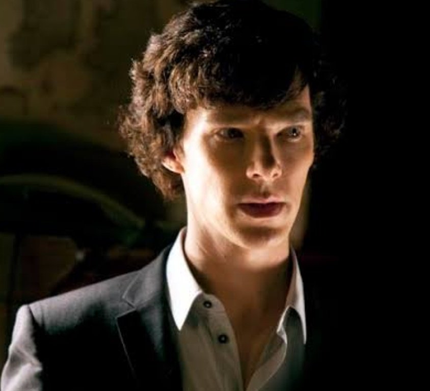 Sherlock (Benedict Cumberbatch)- SherlockThat extraordinary mind Those analytical skills Those sharp cheekbones Those ruffled curls and That British accent..!!! Omg such gorgeousness.