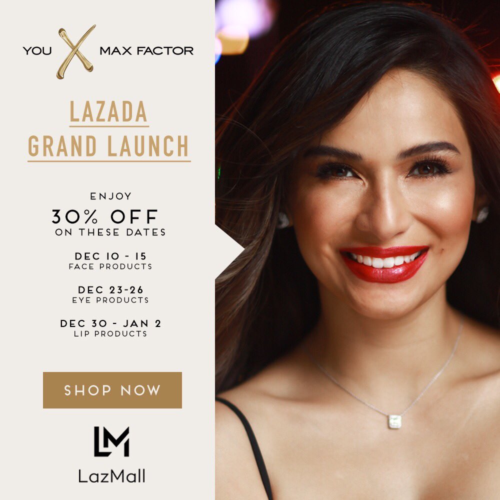 MaxFactorPH's tweet image. It’s the perfect season to treat yourself! Check out our 30% off deals on Lazada!

SHOP NOW:
rmk.ph/MaxFactorXLazM…
#YouXMaxFactorPH
#MaxFactorPH