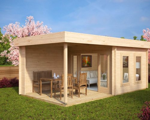 Contemporary #GardenLogCabin With Veranda Lucas
bit.ly/2QJfTNL