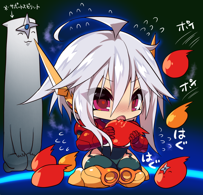 おやつをたくさん与えられて育つめったんスピリットとそれを見守るサポーターです 