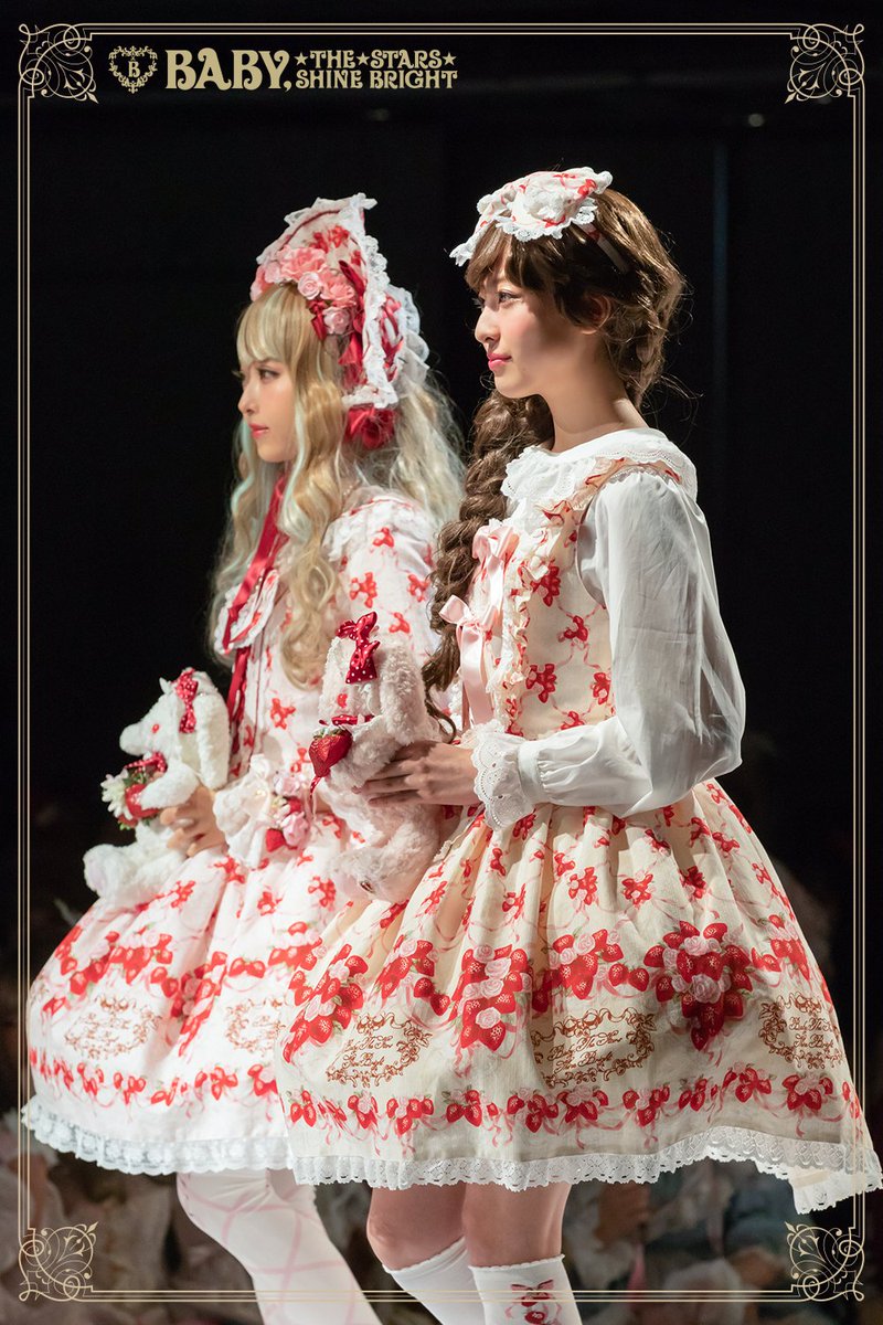 Strawberry Rose Bouquet柄シリーズ Strawberry Rose Bouquet JSK II by Baby, the Stars Shine Bright