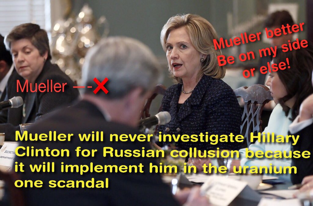 poetWOAgun's tweet image. Mueller’s HANDS ARE TIED
He can not investigate &amp;amp; indict Hillary Clinton because HE WAS INVOLVED in some of Clinton’s crimes &amp;amp; was FBI Director while Hillary ran State Dept &amp;amp; there was lots of ”Shenanigans” going on
@POTUS @FoxNews
#KAG #MAGA #FBIgate #FISAgate #NRA #1A #QAnon #Q
