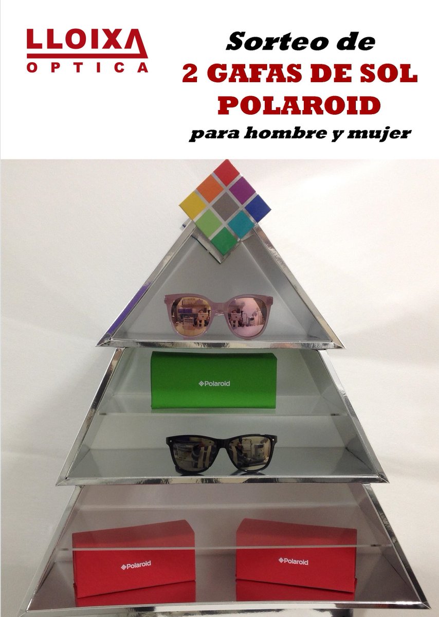 OPTICALLOIXA's tweet photo. Sorteamos 2 gafas de sol para hombre y mujer de la marca Polaroid.
Sorteo el 28 de diciembre.
Participar es muy fácil, entra en Facebook https://t.co/aotojfV5GM https://t.co/1ZSwzvSVRD