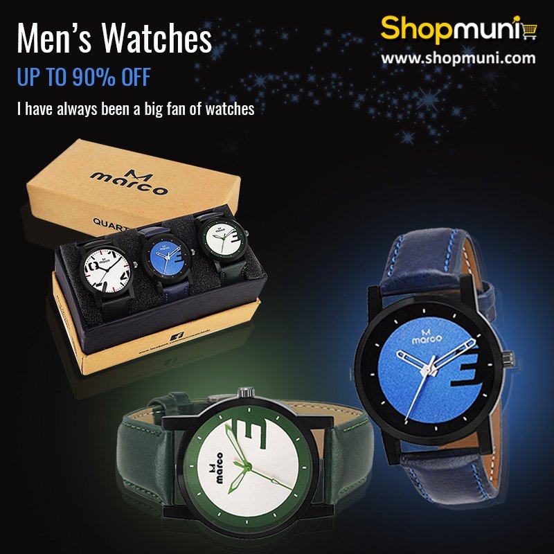 shop_muni's tweet photo. Track time your way, be stylish, make a fashion statement of your own with this watch.
Get here:-
https://t.co/2WxRaAymk4
#Shopmuni #Watch #Fashion #MensFashion https://t.co/4YEkFzuTP4