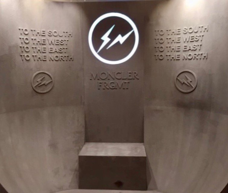 MONCLER | Our latest construction and installation <a href="/Moncler/">Moncler</a> event in Sloane Street, #London #events #eventprofs #Moncler #Londonevents