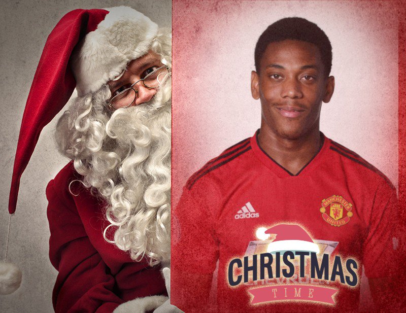 1⃣1⃣ ANTHONY MARTIAL #MUFC
#MUFC_Family #REDChristmas #MUFCxmas #RedArmy #MUFC #MUWomen
🌟❄️🤶🎅🎄🎁🎉⚽️🔴🍻🌟❄️🤶🎅🎄🎁🎉⚽️🔴🍻🌟