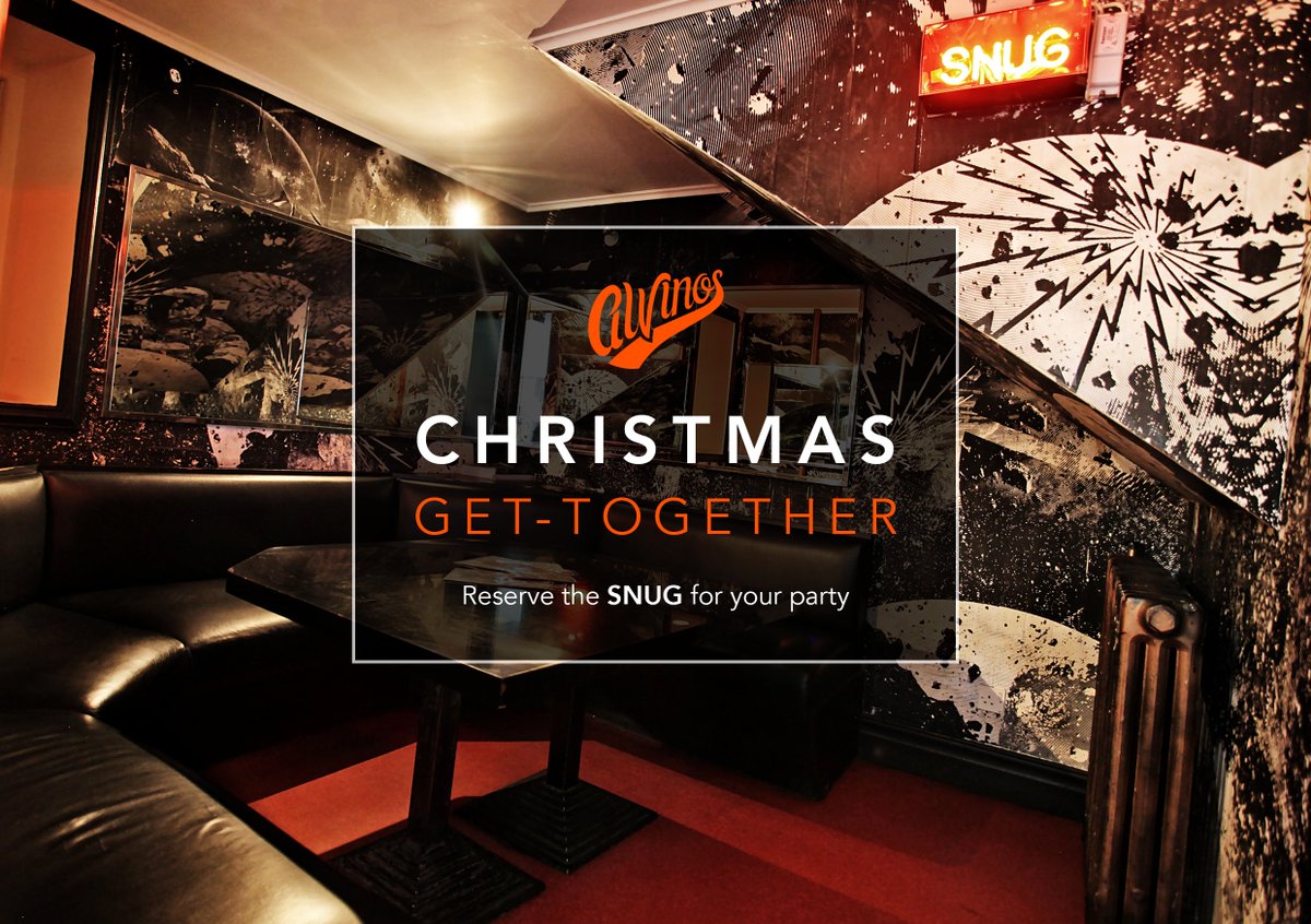 alvinosbarnewc's tweet image. We&apos;re accepting reservations for &quot;The Snug&quot;. Perfect if you and your friends want a private spot away from the hustle and bustle. Plus it&apos;s just a few steps to the bar 😏