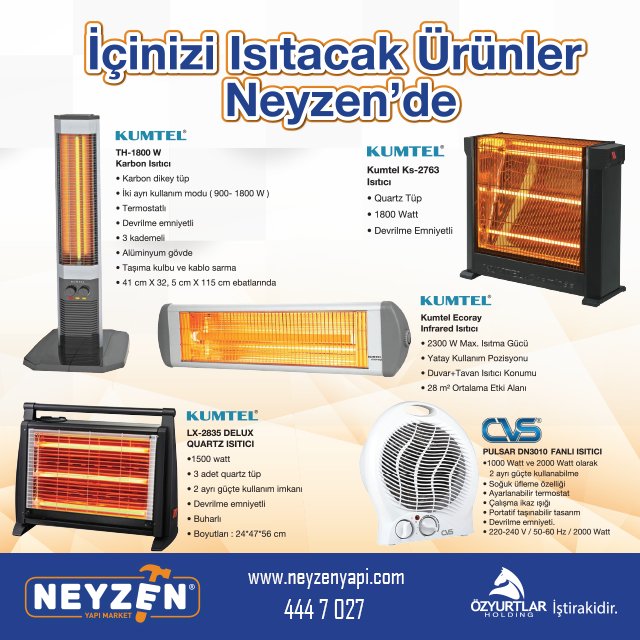 İçinizi Isıtacak Ürünler Neyzen' de ... http://www.neyzenyapi.com #neyzen #ısıtıcı #kumtel #cvs #soguk #sogukhava #hava #kış #kar #yağmur #yapı #yapımarket #market #marketing #kampanya #indirim #beylikdüzü #bahcesehir #avcılar #esenyurt #istanbul