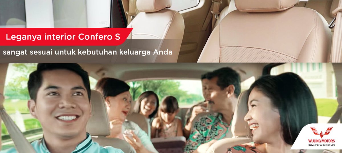 WulingMotorsID's tweet photo. Luasnya interior Wuling Confero S dengan kursi yang dapat dilipat secara fleksibel, sangat sesuai dengan kebutuhan keluarga yang gemar travelling dengan banyak barang bawaan.
#WulingMotors #WulingConfero #FiturConfero #DriveForABetterLife https://t.co/ez0MWdggf5