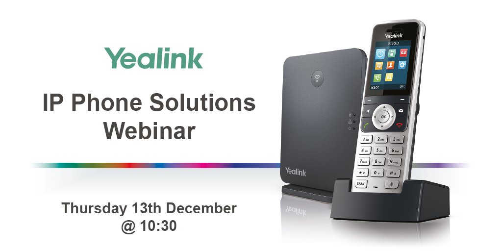 Register for our webinar and hear about the latest video and voice collaboration IP phones suitable for desktops, huddle rooms and large-sized #meeting rooms. bit.ly/2L9WekJ