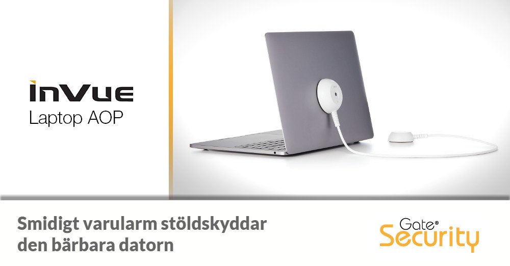 GateSecurityAB's tweet photo. Smidigt varularm stöldskyddar den bärbara datorn https://t.co/8PH5tvogm9 https://t.co/6fLgyLYDHE