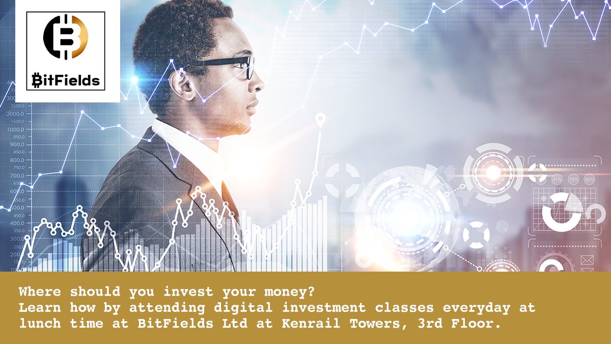 bitfieldsltd's tweet photo. Looking to make digital investments? We sit down with you &amp; walk you through this cutting edge technology that is rapidly expanding around the world. Visit us at Kenrail Towers 3rd floor, every lunch time for free training. For more information, email customerservice@bitfields.co https://t.co/LFH6xn0JHb