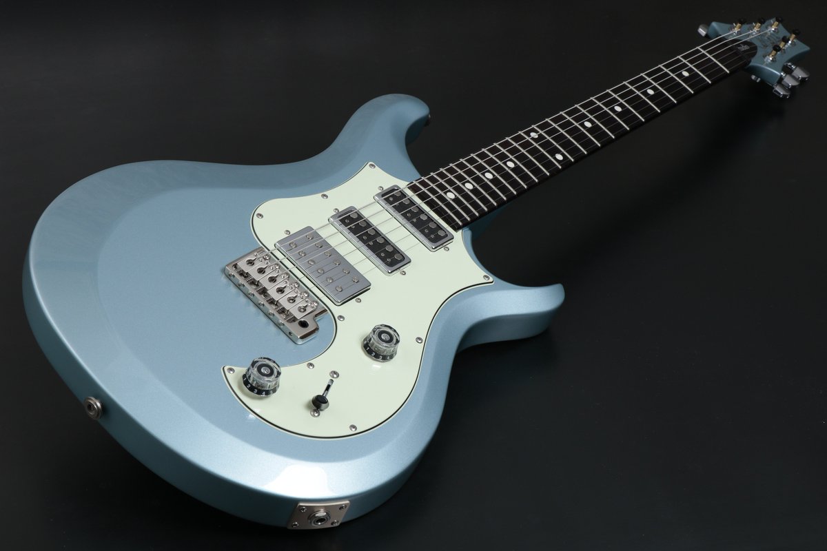 ishibashichamz's tweet photo. 【#PRSフロア】入荷情報!PRS S2 Series Studio Frost Blue Metallicが入荷しました。モダンなルックスとHSSピックアップ構成(H:Starla,S:Type-D Singlecoil&コイルタップ) を採用した驚きのコスパモデルです!販売価格 159,840円 (税込)重量3.52kg
現在商品ページ準備中です。#実機 #S2Studio https://t.co/46K8CSZ8Fr