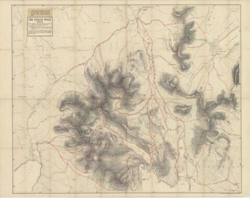 Map of the Cuillin Hills, Skye, by the Scottish Mountaineering Club