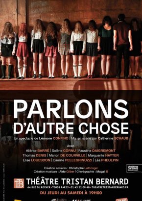 Aujourd’hui la petite revue vous conseille #parlonsdautrechose au #théâtre #tristanbernard de #leonoreconfino mise en scène #catherineschaub #MardiConseil