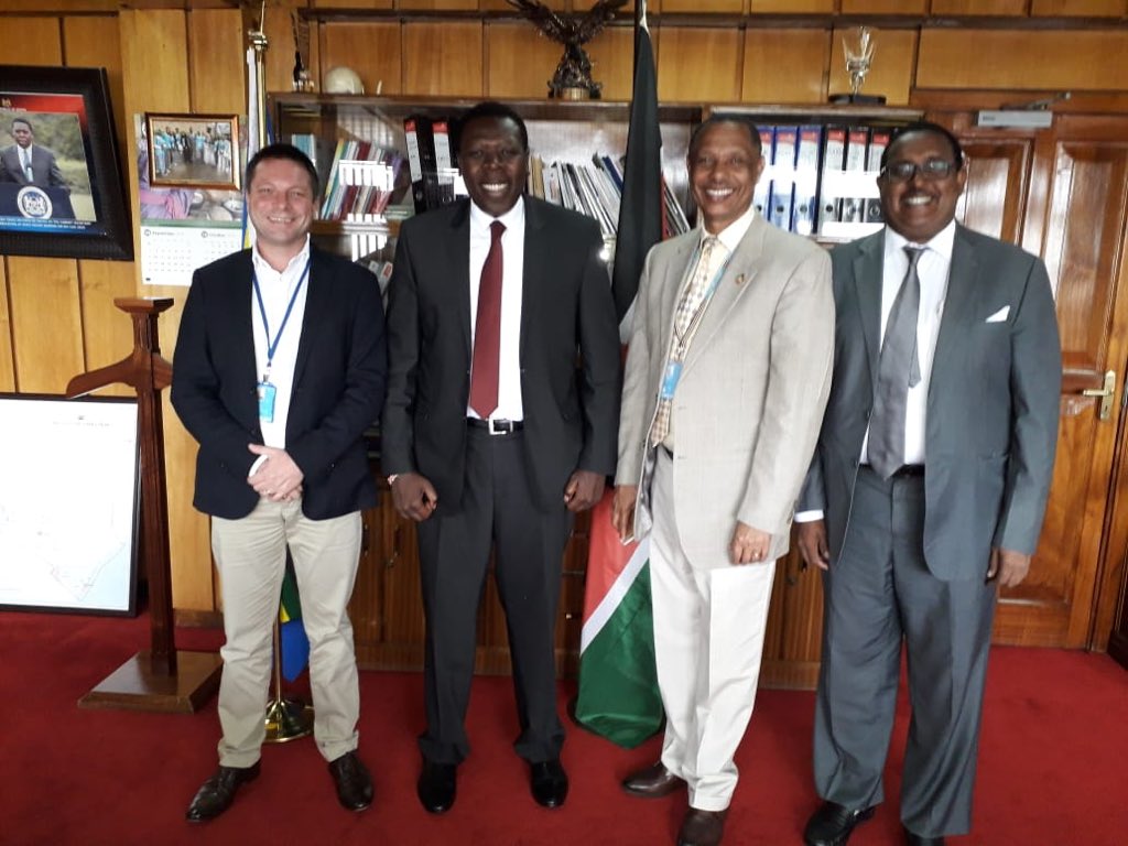 SECCCI_Project's tweet photo. We are presenting today our updates and further activities of the #CrossBorder programme on the #ManderaTriangle, Omo #Turkana & Marsabit and Moyale Clusters to the Cabinet Secretary of @devolution254 in #Nairobi. https://t.co/Uk5Z676auf