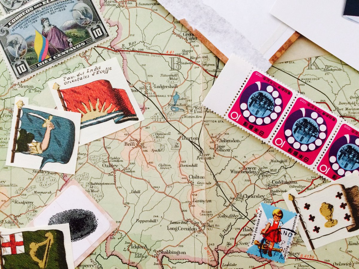 theagentpost_x's tweet photo. A lovely #crafters spread! ✨🎨 🖼  #mailart #stamps #philately #postage #collageart #papercrafts #paperephemera https://t.co/XTppiME2Vk