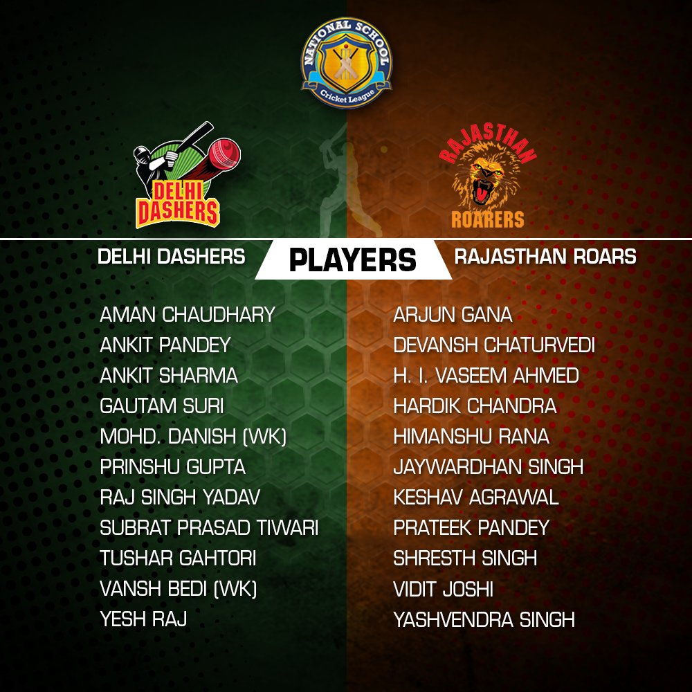 NSCricketLeague's tweet photo. Team Delhi Dashers VS Rajasthan Roarers 
For Live updates visit: https://t.co/Je3rT5Hsah

#MaukaBulayeTujhe #GullySeStadiumTak #SirfTalentChalega #EkSeBadhKarEk #nscleague #nscricketleague https://t.co/5zx261JOzC