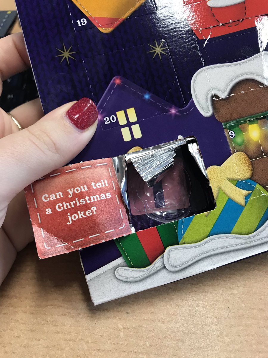 lagingersinger's tweet photo. .@CadburyUK very disappointed not to find a chocolate behind today’s window! That’s what I call a Christmas joke 😭😭 https://t.co/7v5OUdlOLp