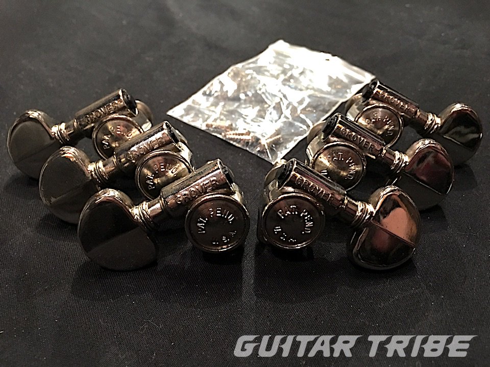 GUITARTRIBE's tweet photo. 【GROVER 1960's 102N "Pat.Pend."】
1960年代製、102N Peg Set
希少な"Pat.Pend"とU.S.A.刻印入り
ペグボタンは重く回る物と軽く回る物がありますが、チューニング機能に問題はありません
https://t.co/1AJsJ7fI9M
#grover
#102n
#グローバー
#ギターパーツ
#ペグ
#チューナー
#ギタートライブ https://t.co/SYVk40DsfT