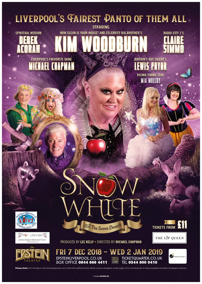 jbmt1's tweet photo. Once again a huge thankyou to @lhkproductions on another wonderful panto.
If you want to take your families to an amazing panto this Christmas then go and see this.
#SnowWhite #LeeKelly #EpsteinTheatre #Liverpool #Christmas https://t.co/1Sw2pwXG6A