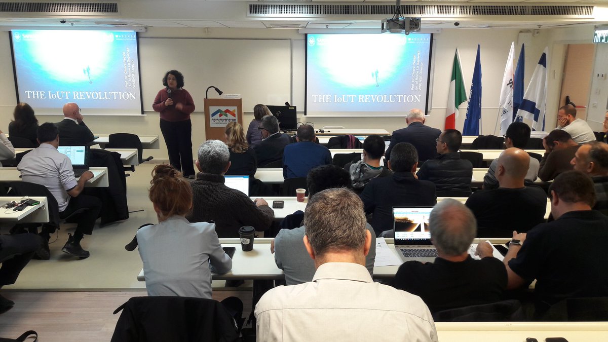 Our leader <a href="/CPetrioli/">chiara petrioli</a> is presenting #underwater #IoT #revolution and <a href="/ARCHEOSUb_prj/">ARCHEOSUb Project</a> as a critical case history to a wide and amazed audience in #haifa #Israel! <a href="/laumurie/">Laurence Murie</a> <a href="/EU_MARE/">EU Maritime & Fish</a> <a href="/EU_EASME/">EASME - Executive Agency for SMEs</a> <a href="/FriessBernhard/">Bernhard Friess</a> <a href="/jagot_cha/">Cha JAGOT</a> <a href="/RicercaSapienza/">Ricerca Sapienza</a> <a href="/WSENSE_IoUT/">WSENSE</a> <a href="/Fabiana_Mag/">Fabiana Magrì</a> @Anya_Spa #technology