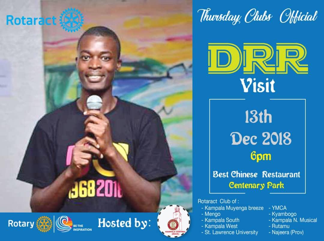 This Thursday we join @ROCK_Kampala as all Thursday clubs host @MwombekiA at Best Chinese Restaurant. Do not bounce @Hotel_Africana, we will meet again next week as we prepare for the festive season
#Meaningfulfellowships
#DRRVisits