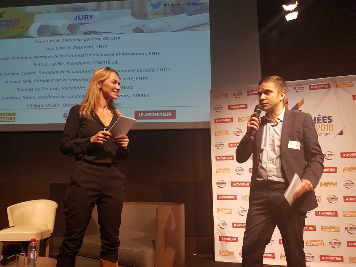 FNTP_info's tweet photo. #TropheesTP
C'est l'heure de la première partie de notre remise de trophées avec Jérémy Bellanger @Le_Moniteur comme maître de cérémonie 🏆
#FranchementRespect https://t.co/PMHJIIFjGo