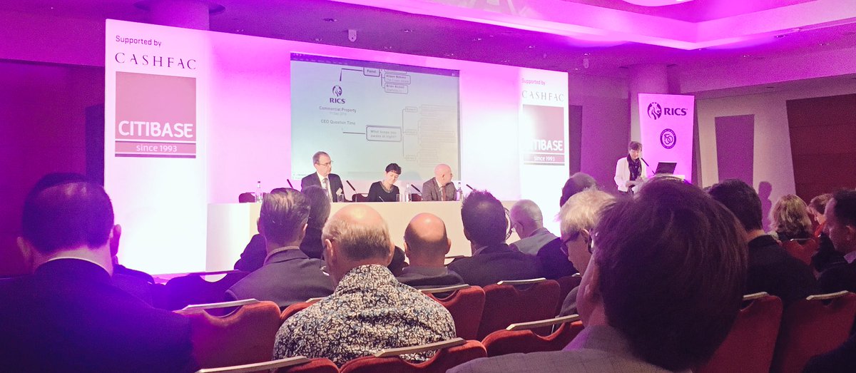 Meganjmpenny's tweet image. Really interesting session at CEO Question Time 🎤 #RICScommercial #RICSconference