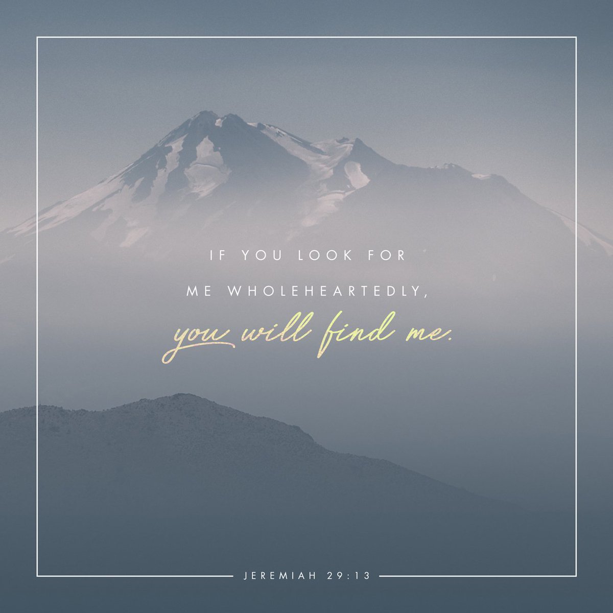 Daily_Bible's tweet photo. If you look for me wholeheartedly, you will find me. https://t.co/WUkLAoYifY https://t.co/HYpA6KvQ9n